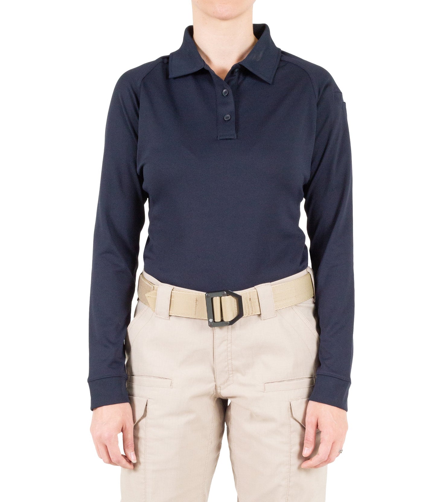 First Tactical Women's Performance Long Sleeve Polo