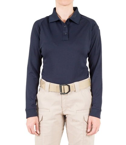 First Tactical Women's Performance Long Sleeve Polo