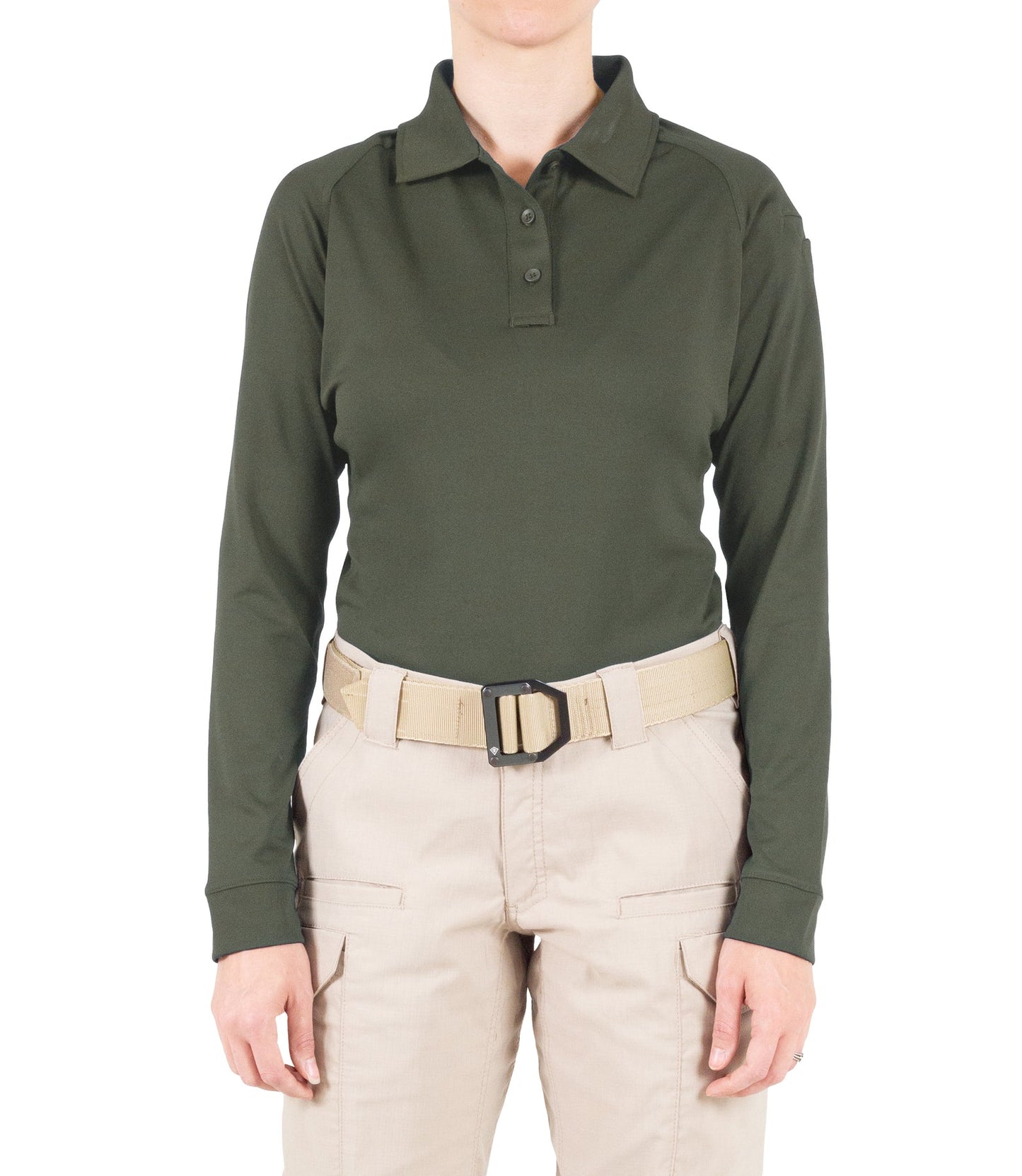 First Tactical Women's Performance Long Sleeve Polo