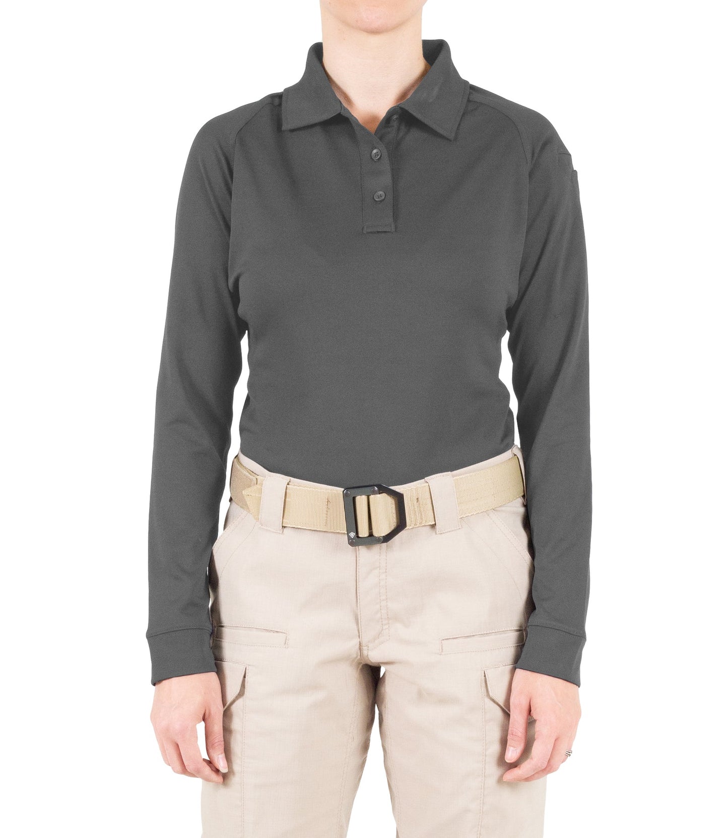 First Tactical Women's Performance Long Sleeve Polo