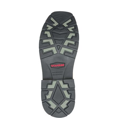 Wolverine Men's Rancher Flag LX Steel-Toe Wellington Work Boot Brown (STEEL TOE)