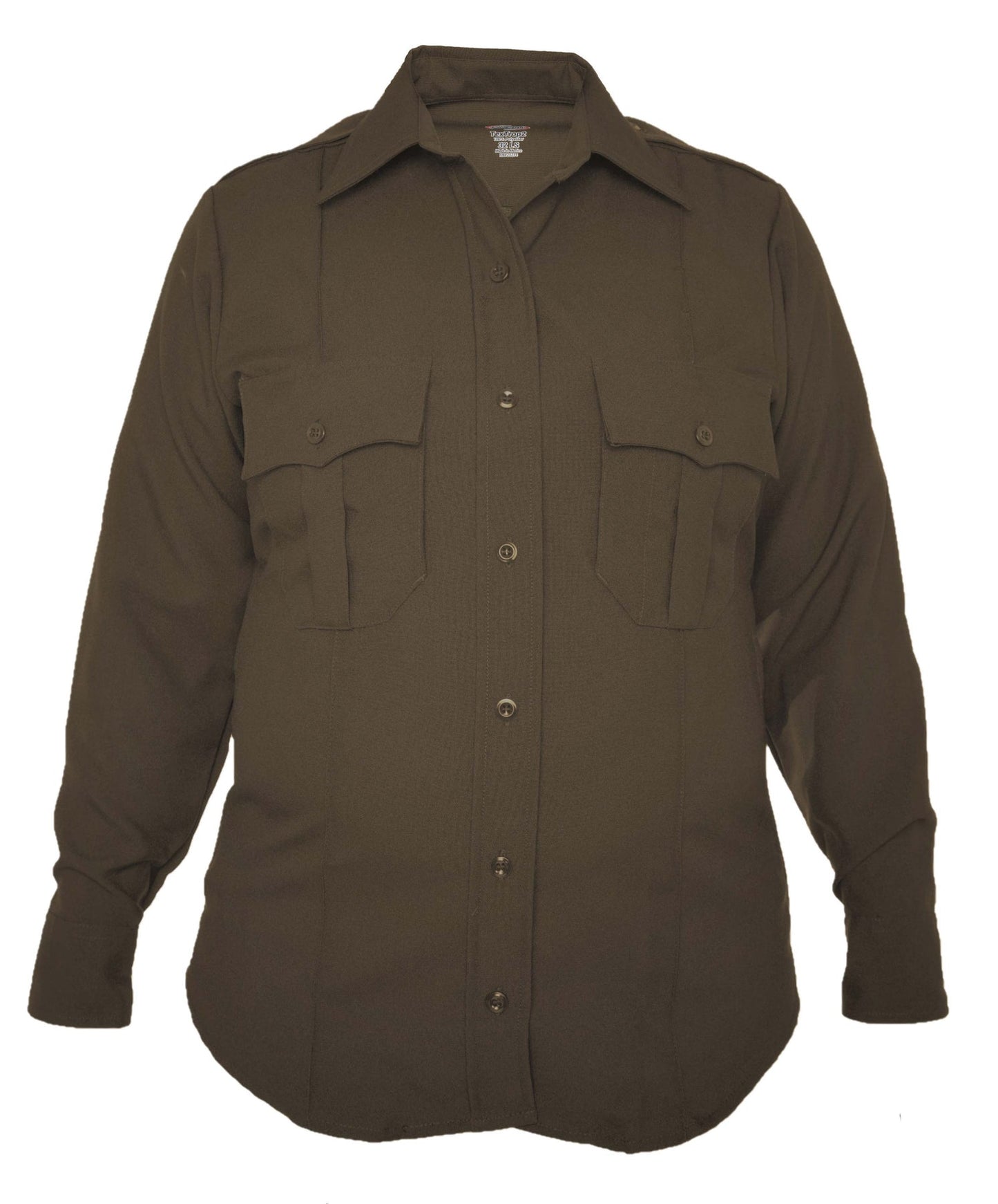 Elbeco TexTrop2 Zippered Women's Long Sleeve Polyester Shirt