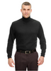 UltraClub Adult Egyptian Interlock Long-Sleeve Turtleneck