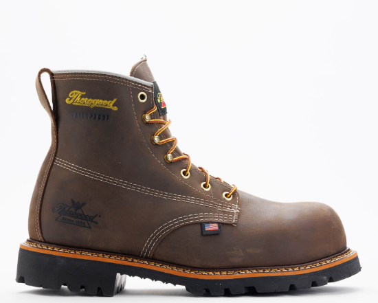 Thorogood American Legacy Series — Waterproof — 6” Crazyhorse Nano Toe