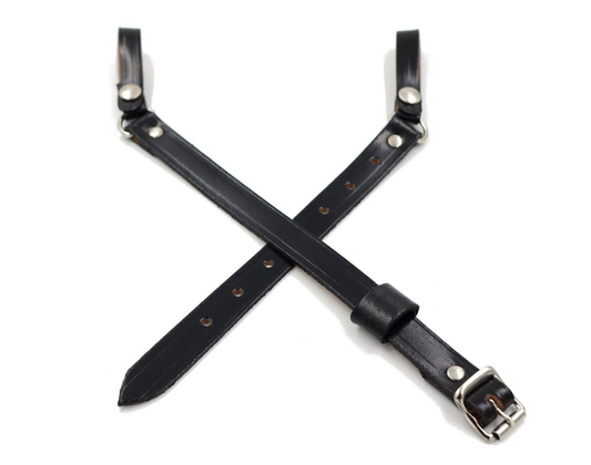 3 Piece Leather Strap for Uniform Hats