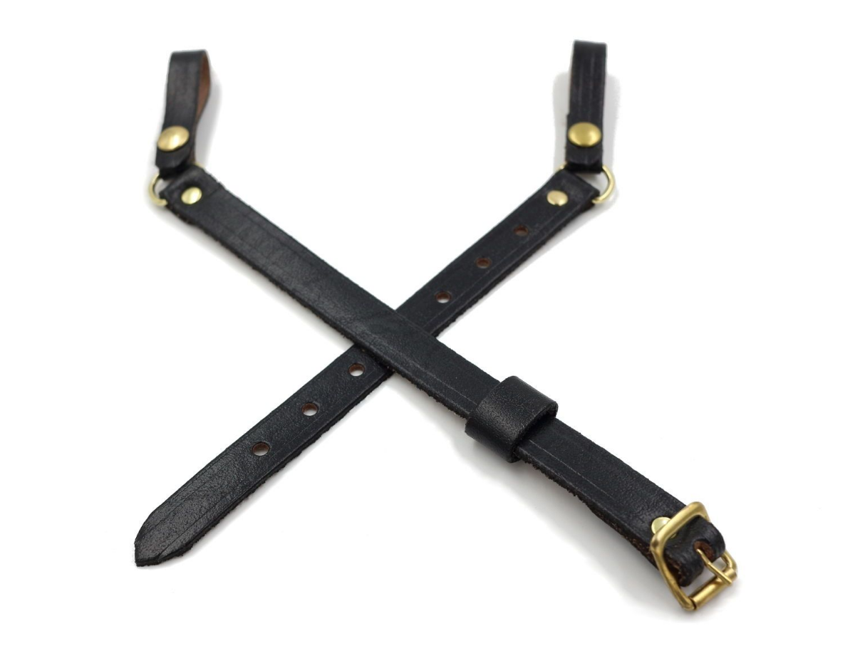 3 Piece Leather Strap for Uniform Hats