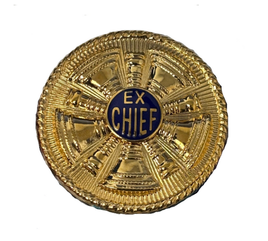 Smith & Warren C102 - Five Crossed Bugles with BLUE EX-CHIEF