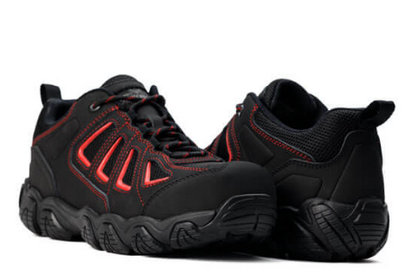 Thorogood Crosstrex Series – SD Oxford Black & Red Safety Toe Hiker