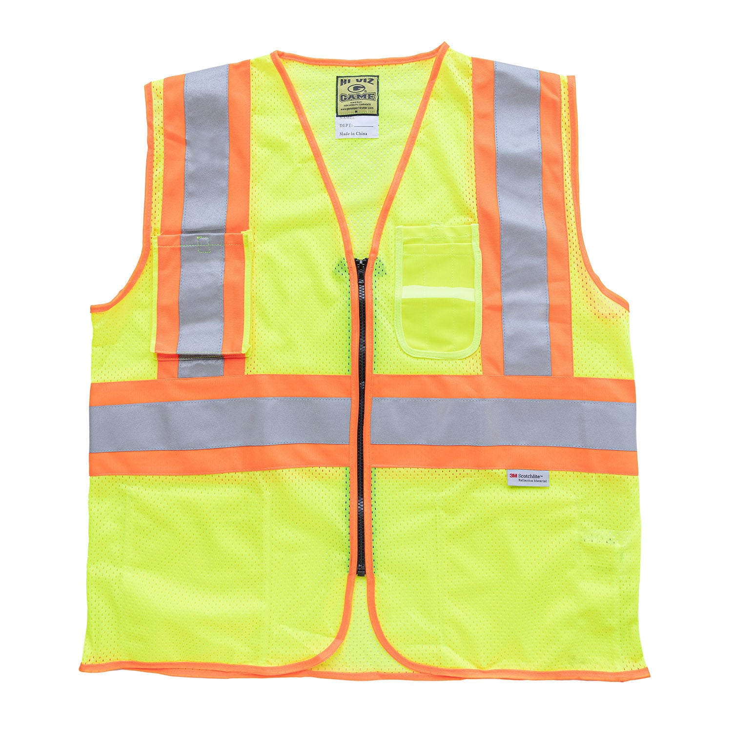 Game Sportswear The Mesh D.O.T. Vest with Pockets