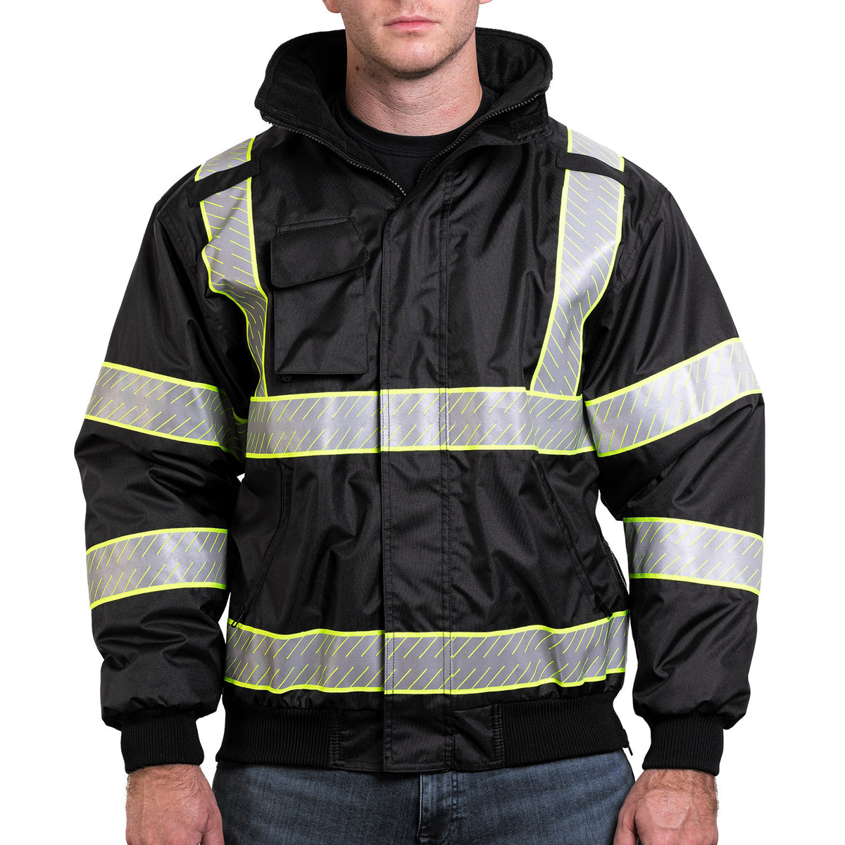Game Sportswear The Enhanced Visibility Safety Bomber Jacket