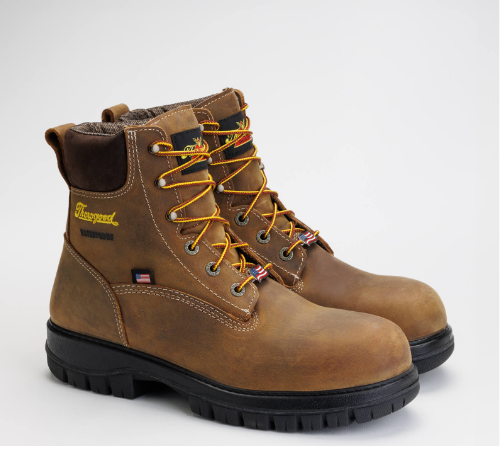 Thorogood Genesis Series – 6″ Chestnut – Nano Safety Toe – Waterproof