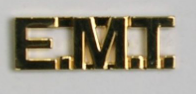 ELC Collar Brass: Cut-Out E.M.T. in Gold Pair