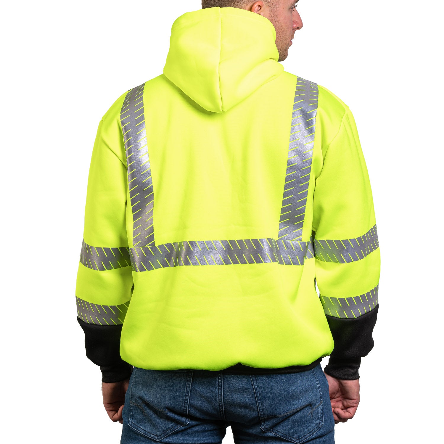 Game Sportswear The NO Zipper Econo Hoodie with Segmented Reflective Tape