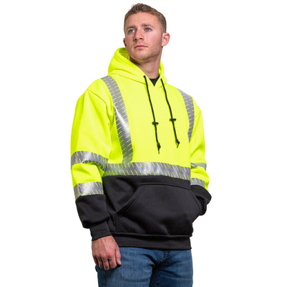 Game Sportswear The NO Zipper Econo Hoodie with Segmented Reflective Tape