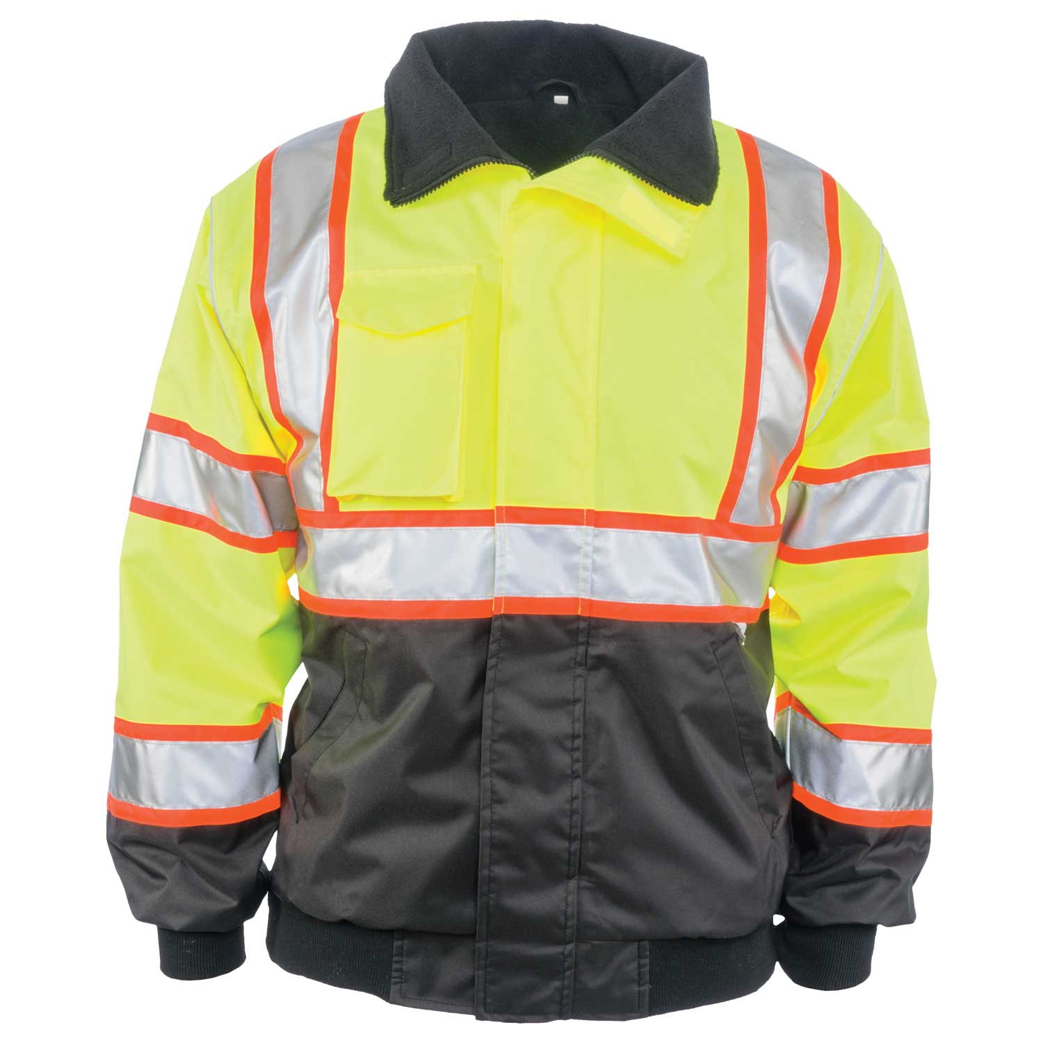 Game Sportswear The Two-Tone Black Bottom Bomber Jacket