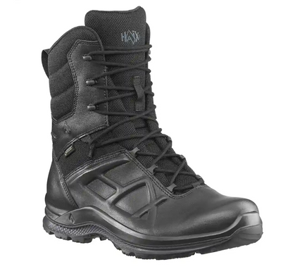 front view of black boot