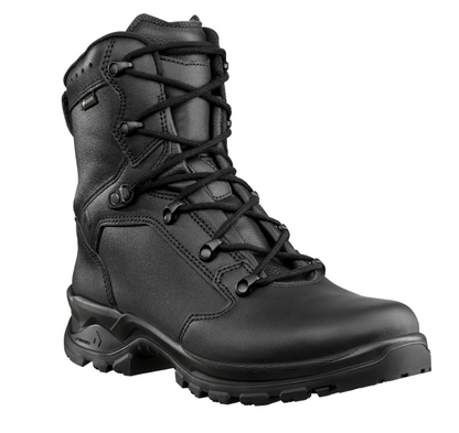 front view of black boot