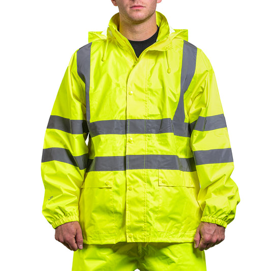 Game Sportswear The Econo HiVis Rain Jacket