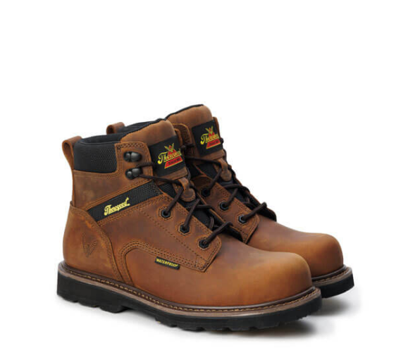 Thorogood Jobsite Series – 6″ Crazy Horse Waterproof Safety Toe