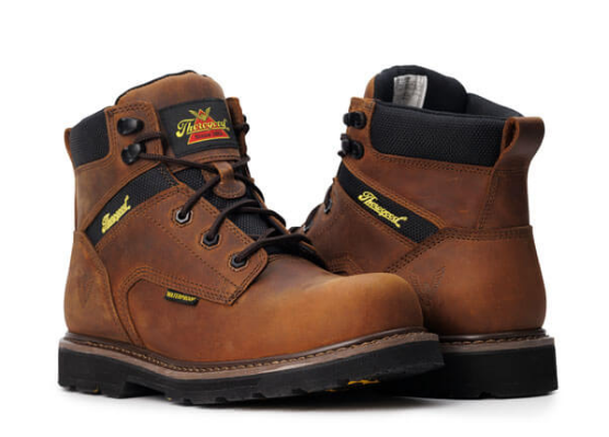 Thorogood Jobsite Series – 6″ Crazy Horse Waterproof Safety Toe