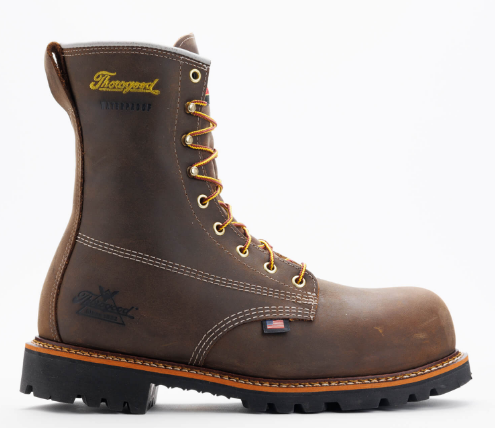 Thorogood AMERICAN LEGACY – Waterproof + Insulated – 6” Crazy Horse Nano Safety Toe