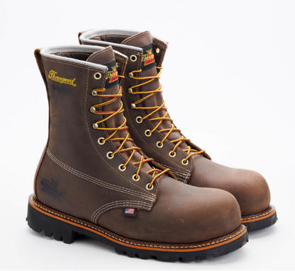 Thorogood AMERICAN LEGACY – Waterproof + Insulated – 6” Crazy Horse Nano Safety Toe