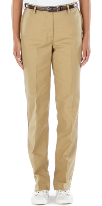 Edwards Garment Women's Business Chino Flat Front Pant