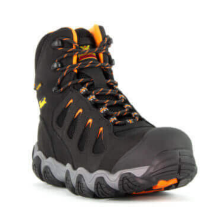 Thorogood Crosstrex Series – Waterproof – 6″ Black Safety Toe Hiker