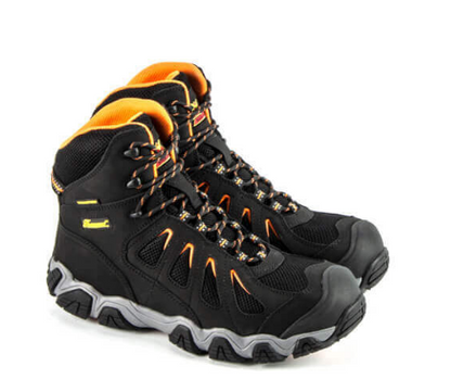 Thorogood Crosstrex Series – Waterproof – 6″ Black Safety Toe Hiker