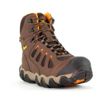 Thorogood Crosstrex Series – Waterproof – 6″ Brown Safety Toe Hiker