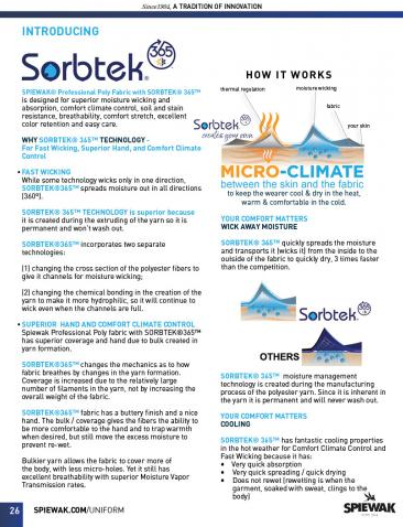 Spiewak Women's Sorbtek Short–Sleeve Duty Shirts