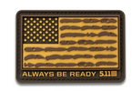 5.11 USA KNIFE FLAG PATCH