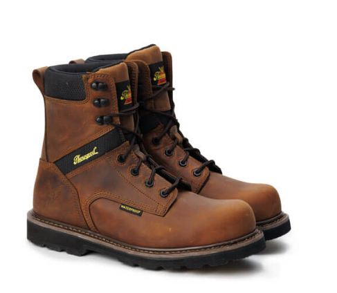 Thorogood Jobsite Series – 8″ Crazy Horse Waterproof Safety Toe