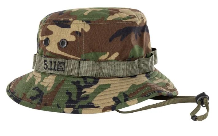 5.11 BOONIE HAT WOODLAND CAMO