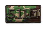 5.11[+]® WOODLAND CAMO PATCH