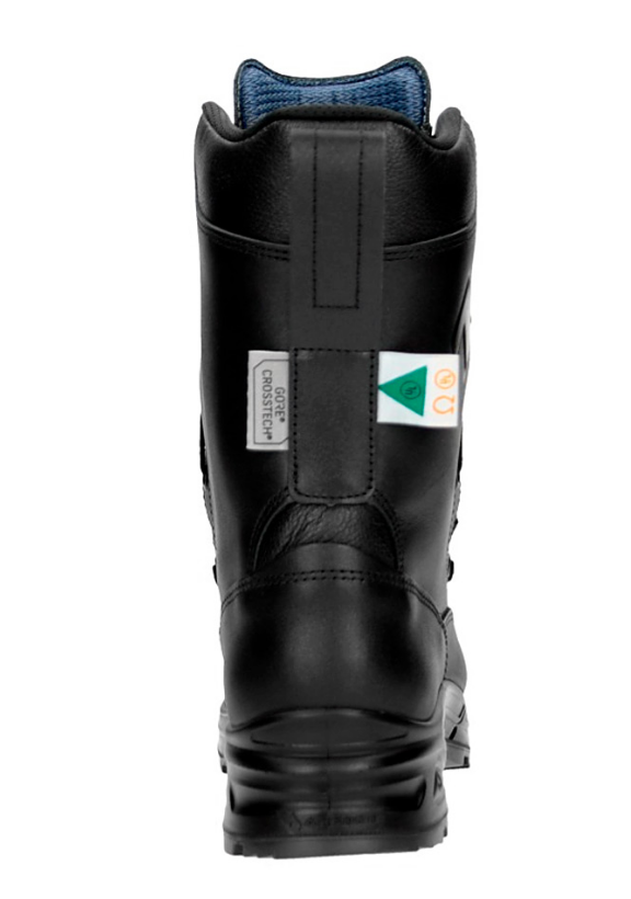 back of the black boot