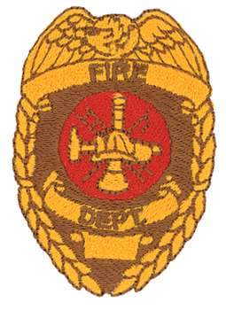 Game Sportswear Badge Fire Dept