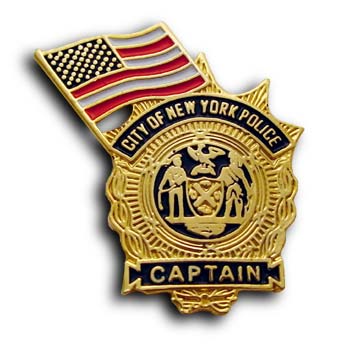 City of New York Police Captain Pin