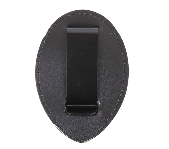 Rothco Leather Clip-On Badge Holder