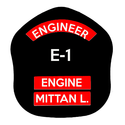 LA Short Style Fire Helmet Shield LAS5