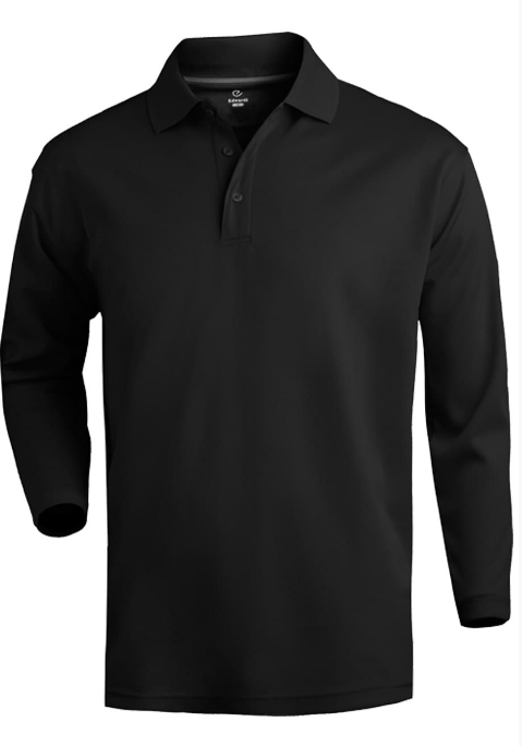 Edwards Garment Long Sleeve Hi-Performance Mesh Polo