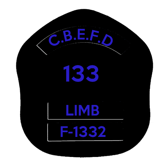 LA Short Style Fire Helmet Shield LAS5