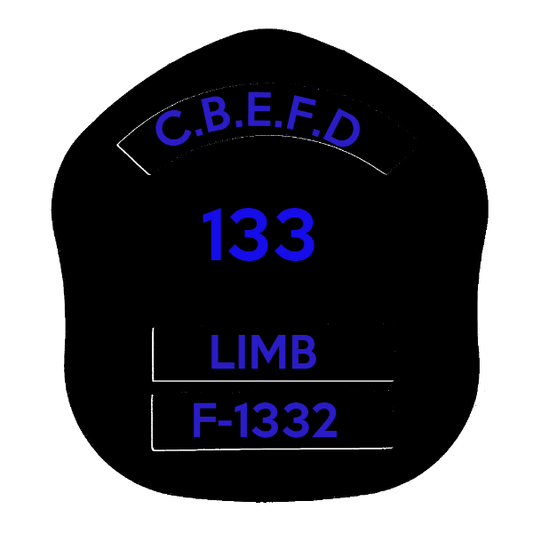 LA Short Style Fire Helmet Shield LAS5