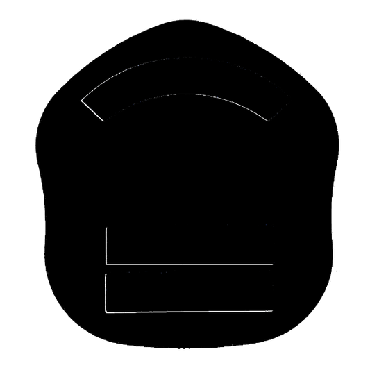 LA Short Style Fire Helmet Shield LAS5