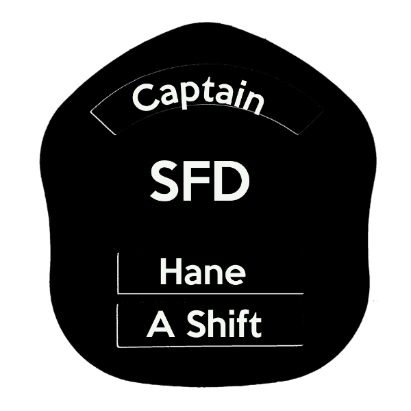 LA Short Style Fire Helmet Shield LAS5