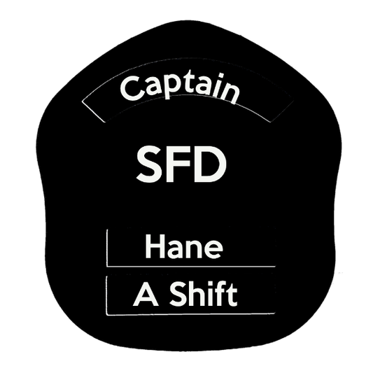 LA Short Style Fire Helmet Shield LAS5