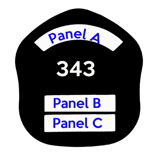 LA Short Style Fire Helmet Shield LAS5