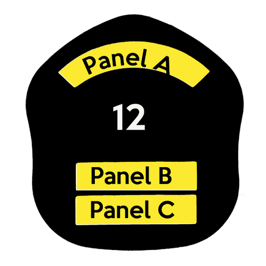 LA Short Style Fire Helmet Shield LAS5