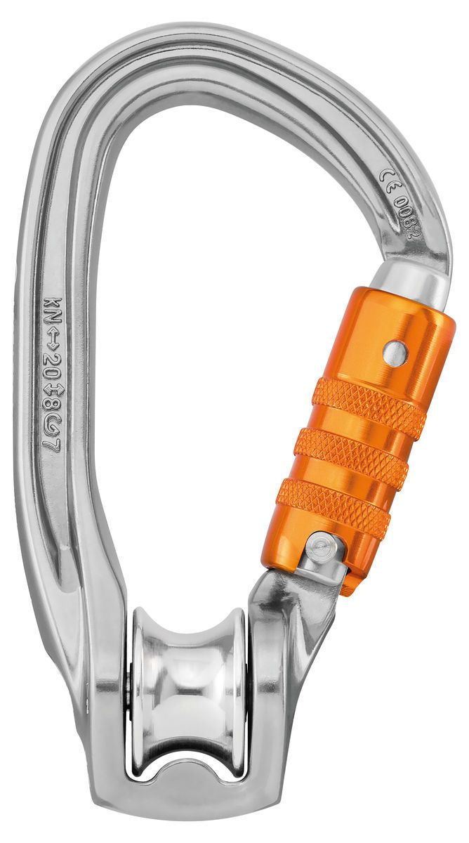 Petzl ROLLCLIP Z H-frame pulley carabiner