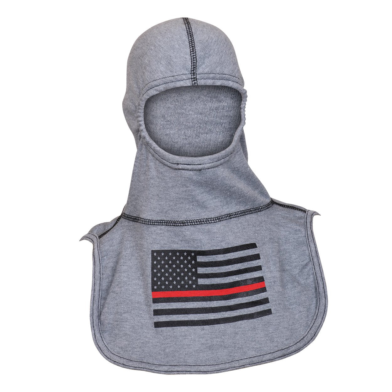 Majestic Apparel Firefighter Support Thin Red Line Hood